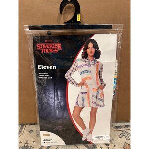 Spirit Halloween Stranger’s Thing Eleven Dress‎ W Attached Shirt Costume Adult M